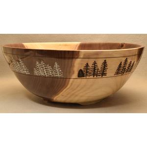 Large Walnut Bowl